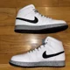 thumbnail image 2 of A i r-Jor-dan 1 Mid White/Black-Wolf Grey, 2 of 6