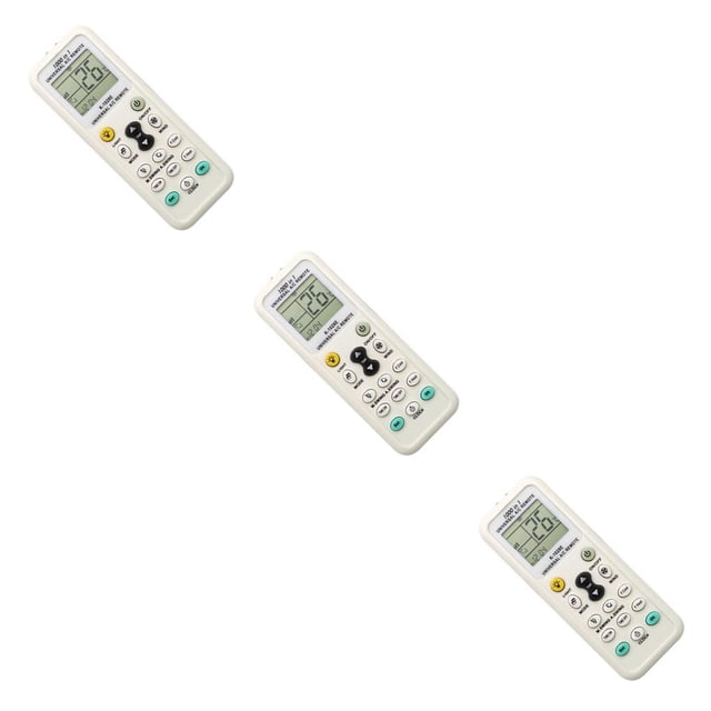Methold Mando a distancia Universal para aire acondicionado, portátil, reutilizable, con pilas, controlador de reemplazo de Hotel, botón OK Type1 NO1