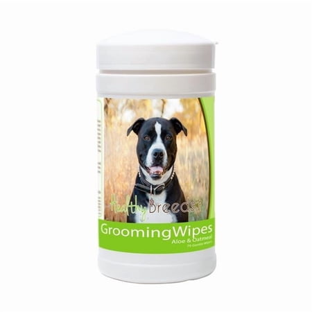 Healthy Breeds Pit Bull Grooming Wipes 70 Count