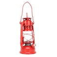 thumbnail image 3 of Lámpara de queroseno vintage, farol de hierro, lámpara de aceite, decoración para fiestas y pubs, regalo (rojo), 3 of 14
