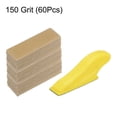 thumbnail image 3 of Unique Bargains Kit de 60 Pcs Papier Ponceuse Micro Détail 150 Grains Papier d'Aluminium avec Mini Bloc de Ponçage à la Main, 3 of 6