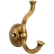 Brainerd Ringed Coat and Hat Hook, Warm Bronze