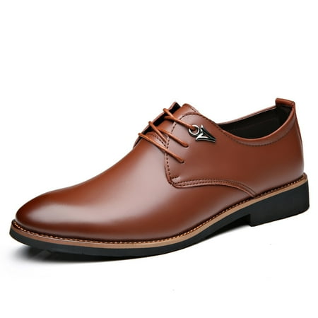 

Men‘s Leather Oxford Shoes Formal Dress Shoes For Wedding Party Office