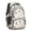 Mushroom and Fern, variant on Mushroom and Chanterelle Cream Pattern Backpack for School, Cute School Bag with Adjustable Shoulder Straps and Padded Back, 16.9"x12.6"x5.9"