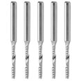 thumbnail image 1 of 5pcs Wood Carving Spiral Router Bit Tungsten Steel Milling Cutter Accessory 3.175 X 2 X 17mm, 1 of 14