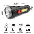 thumbnail image 3 of Bright Flashlights High Lumens, Flashlights For Emergencies, Emergency Flashlight, LED Special Forces Flashlight USB Charging Long-range Floodlight Mini Flashlight Portable Multi-purpose Household E, 3 of 9