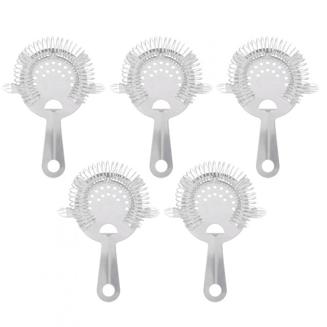 5 uds 304 filtro de hielo de acero inoxidable colador cóctel barman herramientas accesorios de barra