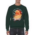 thumbnail image 2 of Santa Claus Beard Love Design Men's Sweatshirt, 2 of 3