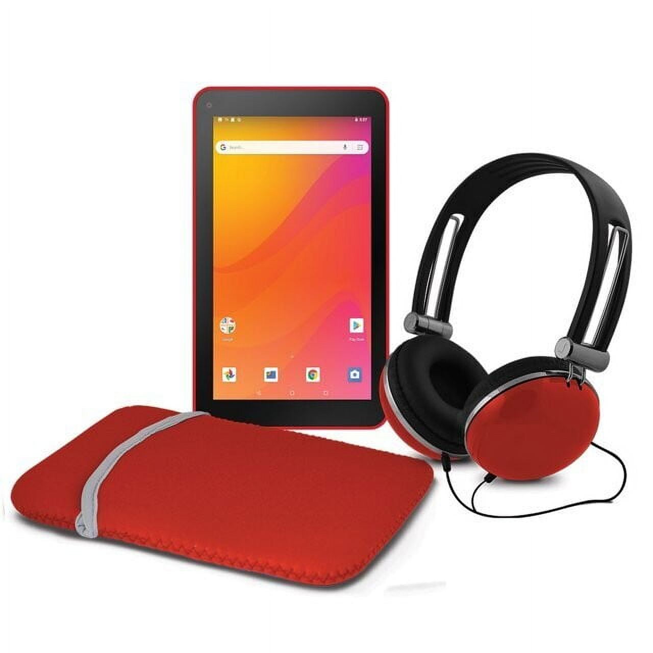 Ematic EGQ378RD 7 Tablet - Android 8.1 Oreo Go Edition - 1.2GHz - 16GB - 1GB RAM - Red