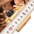 thumbnail image 3 of Woodwork Marking Gauge, 45 Degree Angle Aluminum Alloy Wear Resistant Woodworking Ruler Locator Lightweight With Adjustable Stop For Fine Equipment Processing, 3 of 8