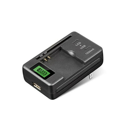 Mobile Universal Battery Charger LCD Indicator for Cell Phones Camera and USB