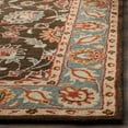 thumbnail image 3 of SAFAVIEH Heritage Bevin Traditional Wool Runner Rug, Charcoal/Blue, 2'3" x 8', 3 of 6
