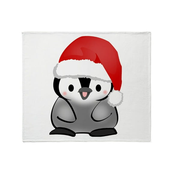 CafePress - Cute Holiday Penguin Throw Blanket - Soft Fleece Throw Blanket, 50"x60" for All Ages