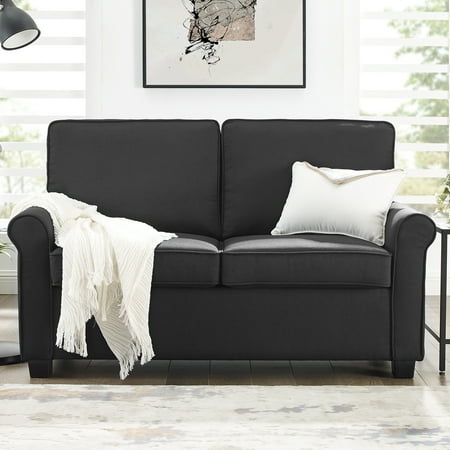 Mainstays Traditional Loveseat Sleeper With Memory Foam