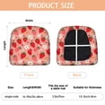 thumbnail image 3 of Strawberry Plants Fruit Seat Covers for Dining Room Chairs Set Of 4,Stretch Printed Washable Chair Seat Cover with Elastic Ties and Button,Removable Waterproof Couch Cushion Covers, 3 of 6