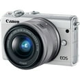 thumbnail image 2 of Canon M100 Camera 15-45 Lens (Kit Box)- Kit with Batteries- International Model, 2 of 4