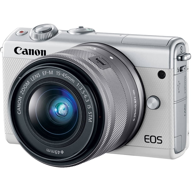 Canon M100 キヤノンM100 Canon M100 Camera 15-45 Lens (Kit Box)- Kit with Batteries