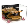 thumbnail image 1 of Acrylic Baseball Glove Display Case with Mirror, Pink Risers and Clear Base (A004-PNR), 1 of 2