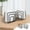 Black, variant on Modern Iron Napkin Holder for Kitchen & Dining Table - Black Metal Cocktail Napkin Dispenser for Countertop, Indoor & Outdoor Use | 5.39x2.16x5.03in
