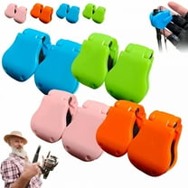 ACDANC 4Pack Multifunctional Rod Holder, New Multifunctional Fishing Rod Holder - Prevent Entanglement and Bumps, Portable Beach Fishing Pole Holder, Auto Fixed Clip On Wall Mount