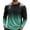Green, variant on QSXADF Long Sleeve Workout Shirts for Men Athletic Tees Gradient Quickly Dry Crew Neck T Shirt Long Sleeve Athletic Sports Fitness Men's Fall Winter Tops