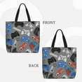 thumbnail image 4 of Sigee Video Game Print Large Capacity Zippered Tote Bag - Durable, Stylish and Versatile for Everyday Use, 4 of 9