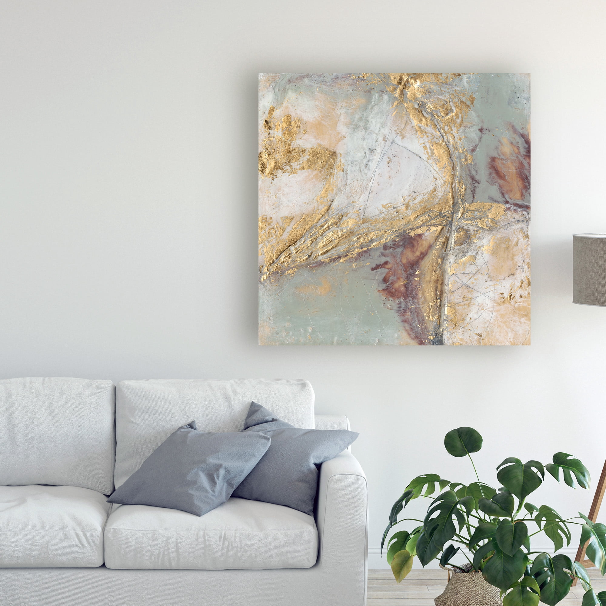 Trademark Fine Art 'Gilded Circuit I' Canvas Art by Jennifer Goldberger