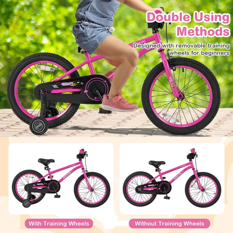 Costway 18-Inch Kid's Bike for 4-8 Years Old with Adjustable