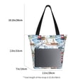 thumbnail image 3 of Xecao Watercolor Sailboat for Tote Bag for Women -Tote Shoulder Bag with A Little Pocket Inside, Perfect for Travel and Work., 3 of 6