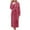 Watermelon Red, variant on Gaexia Womens Robe Plush Coral Bathrobe Long Sleeve Winter Wear with Pockets and Belt Soft Flannel Nightgown Elegant Cardigan Style Comfort