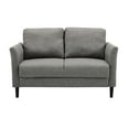 thumbnail image 2 of Oversized Loveseat by Naomi Home-Color:Gray,Fabric:Linen,Style:Classic, 2 of 10