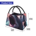 thumbnail image 2 of Disketp Dramatic Shark Attack Bolsa Térmica Estampada, Bolsa Térmica Aislante para Almuerzo, Playa y Campamento, 2 of 6