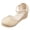 Beige, variant on Vedolay Sandals for Women Summer Sandals Women Dressy Summer Flat Arch Support Wide Width Orthopedic Slide Shoes,Gray 7.5