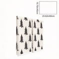 thumbnail image 3 of Clearance 2 Pcs Christmas Tree Hand Towels, Soft Xmas Tree Patterns Towels, Winter for Bathroom Kitchen, Holiday Decorative Bath Dish Towels Set for Decor, Drying, Cleaning, Cooking, 3 of 6