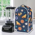 thumbnail image 4 of HELLHERO Rooster Hens Flowers Food Processor Cover Elastic Kitchen Use AntiSlip Oil Proof Protective Case with Dustproof, 4 of 5
