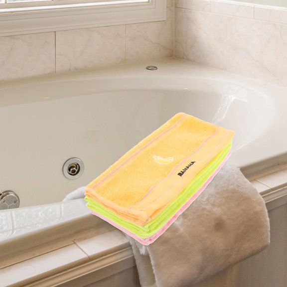 ETEREAUTY Set of Cotton Hand Towels with Embroidered Design, Absorbent Washcloths for Drying Hands