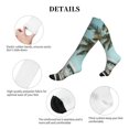 thumbnail image 5 of Lsque Vintage Surf Van Beach Pattern Sport Compression Socks for Men & Women 15-20 mmHg Knee High Nurse Pregnant Running Medical and Travel Athletic, 5 of 6