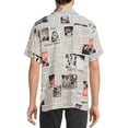 thumbnail image 5 of No Boundaries Men's and Big Men's Printed Shirt with Short Sleeves, 5 of 5