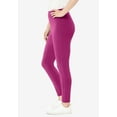 thumbnail image 6 of Woman Within Plus Size Stretch-Cotton Knit Pull-On Leggings, 6 of 6