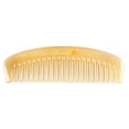 thumbnail image 1 of Peine de dientes anchos – Peine desenredante tipo brisa para cabello y barba – Peine de cuerno de oveja natural no estático para mujeres y hombres, 1 of 5