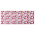 thumbnail image 1 of Garden Art Kitchen Mat, Pattern with Different Blooming Flowers Delicate Beauty of the Nature Theme, Plush Decorative Kitchen Mat with Non Slip Backing, 47" X 19", Multicolor, by Ambesonne, 1 of 1