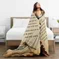 thumbnail image 5 of Wijzvio A Letter To My Girlfriend Throw Blanket Soft Fuzzy Fleece Blanket For Couch Bed Living Room Decoration 60"X50", 5 of 9