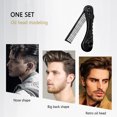 thumbnail image 3 of Peine de peluquero multifuncional cepillo portátil duradero para peinar barba accesorios para hombres, 3 of 7