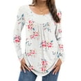 thumbnail image 5 of FOLUNSI Women's Plus Size Tops Long Sleeve Lace Pleated Blouses Tunic Tops New Arrivals M-4XL, 5 of 6