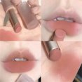 thumbnail image 3 of Milk Tea Nude Apricot Color Velvet Matte Lipstick Waterproof Lasting Non-stick Cup Lip Gloss Moisturizing Lipstick Korean Makeup, 3 of 4