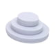thumbnail image 4 of 60 separadores de platos de fieltro redondos para almacenamiento y protección de platos. Blanco 60 piezas, 4 of 9
