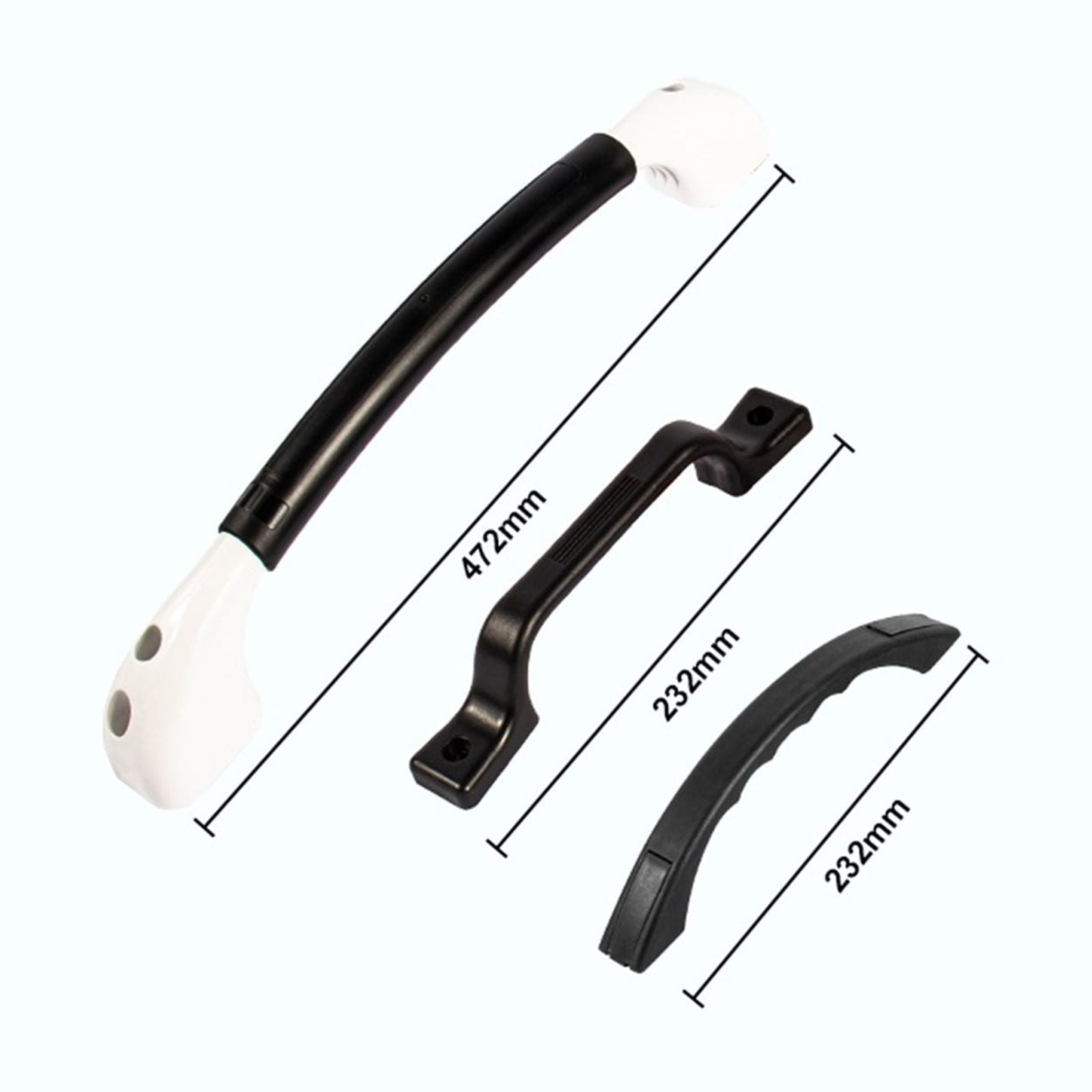 RV Door Handle,RV Auxiliary Handrail Caravan Door Handle Boarding Handrail Cabinet Ceiling Handle Accessories Camper Motorhome ,Simple to Install
