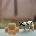 thumbnail image 5 of 4 Piece Decorative Atmosphere Farm Straw Miniature Decorations Small Haystack Toy Set, High Quality Materials Realistic Design Intricate Workmanship, Garden Landscape Patio, 5 of 6