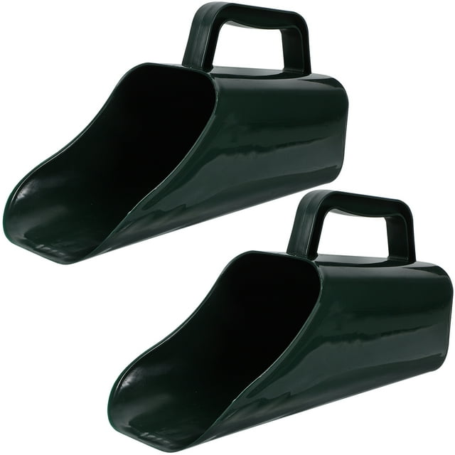 2pcs Multifunctional Fish tank Bucket Tool Sediment clearing Shovel Handheld Garden Scoop for Soil
