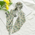 thumbnail image 3 of Hair Scarf Ties Elastic 6PCS Long Tail Hair Scarf Scrunchies Ribbon Scrunchies, 3 of 10